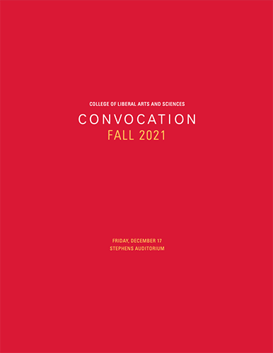 2021 Fall Convocation Program
