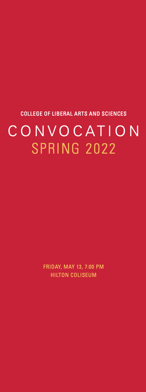 2022 Spring Convocation Program