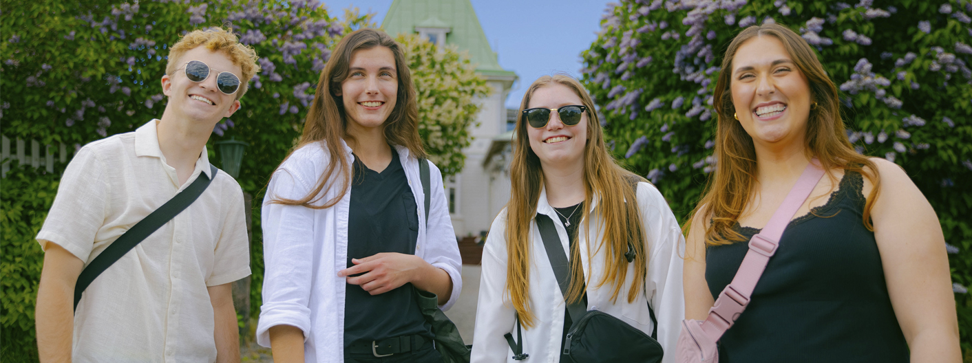 Group of students in Sweden studying abroad
